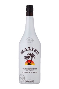 Malibu Coconut Rum bottle