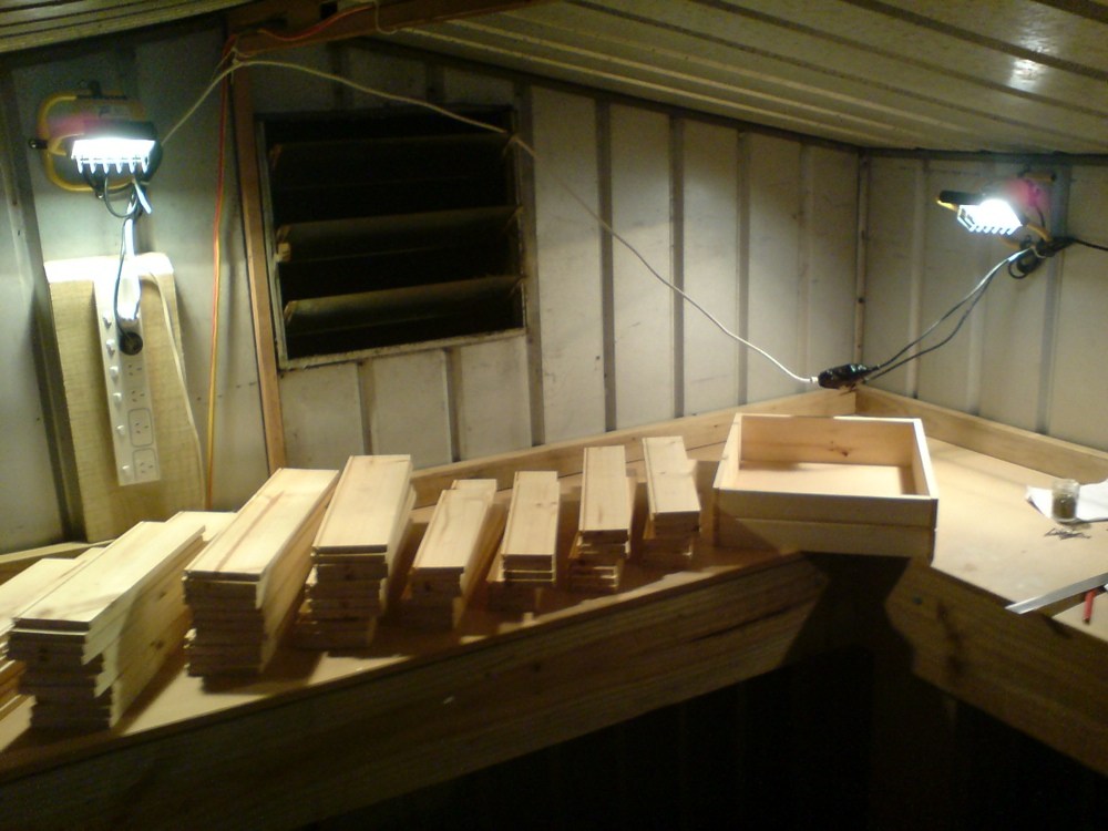 Starting to build the drawers